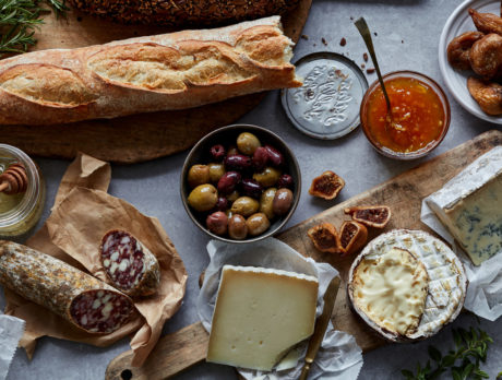 Meats, cheese, spreads and breads from Di Bruno Bros.