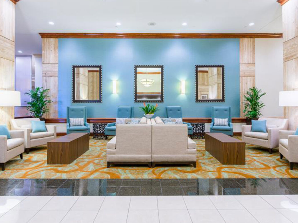 Lobby of DoubleTree by Hilton Hotel Philadelphia Airport