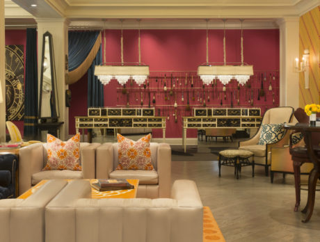 The lobby of Kimpton Hotel Monaco Philadelphia