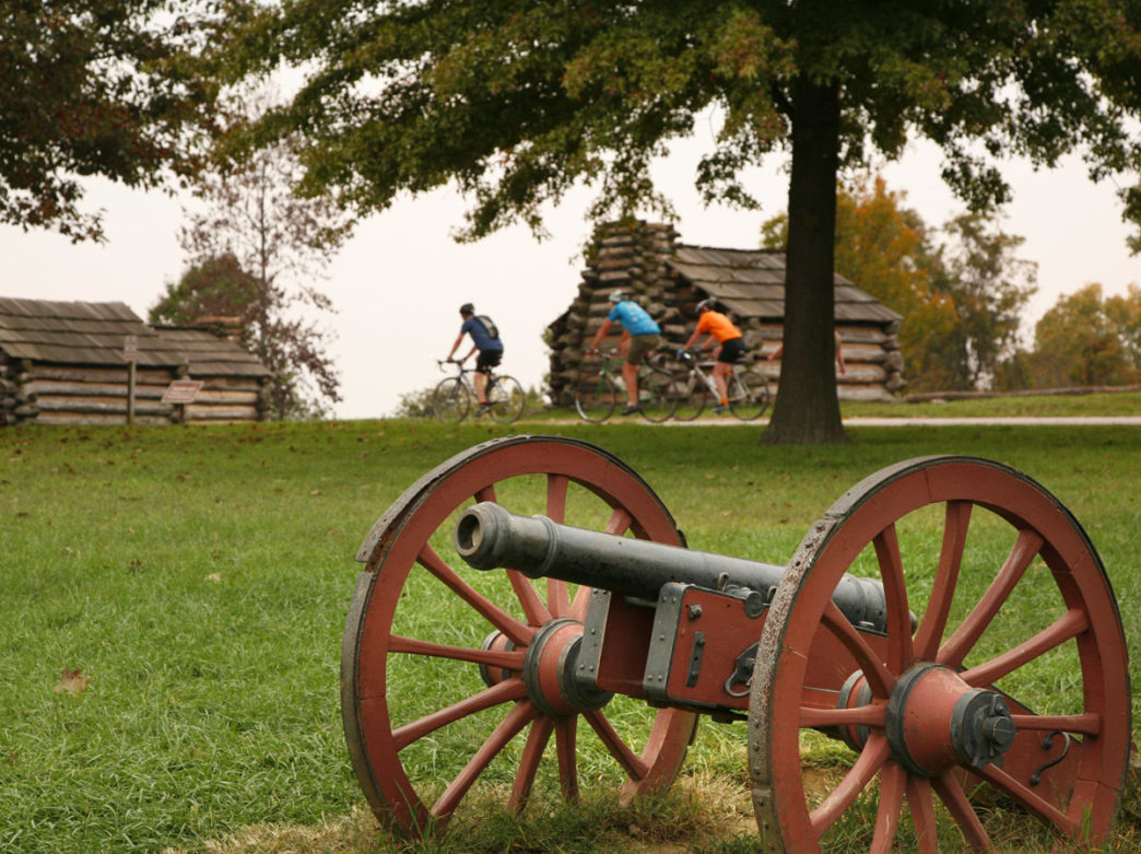 A cannon at Valley Forge National HIstorical Park