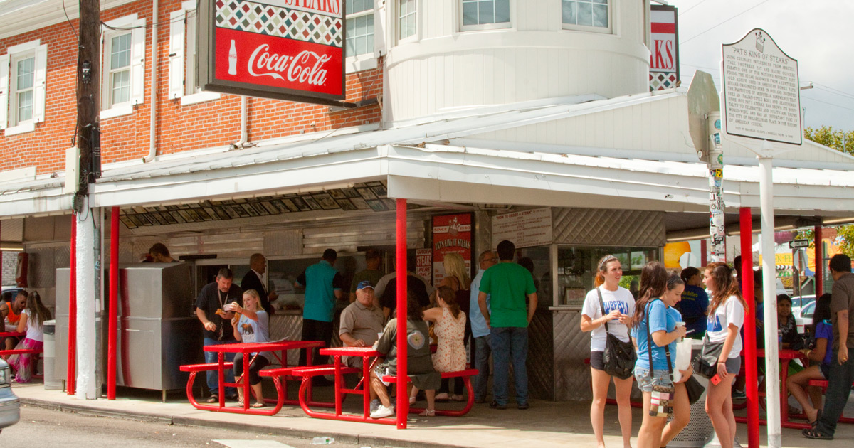 Pat’s King of Steaks Visit Philadelphia