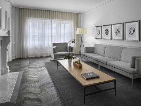 AKA Rittenhouse Square living room