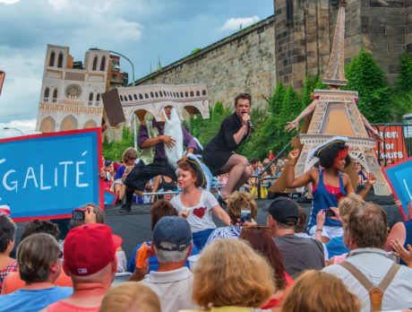Bastille Day-viering bij Eastern State Penitentiary