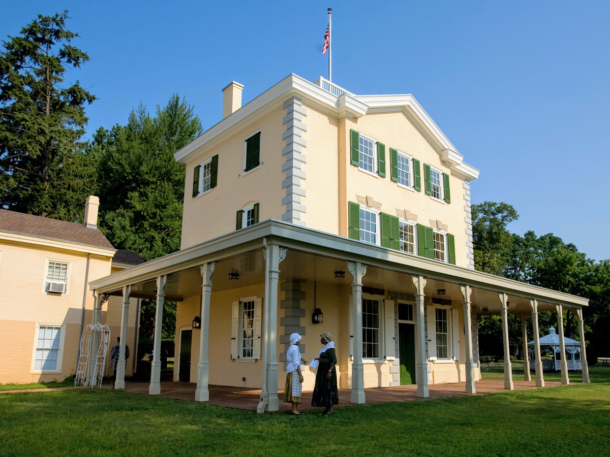 Exterior of the Belmont Mansion in Philadelphia