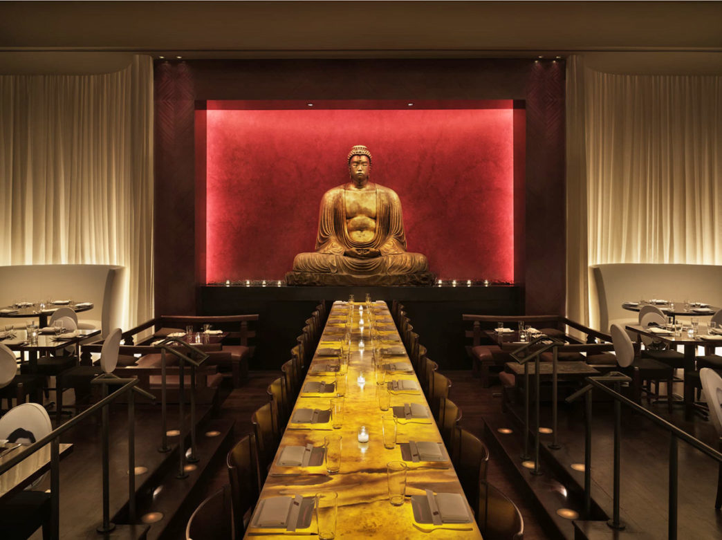 Eetzaal bij Buddakan in Old City in Philadelphia