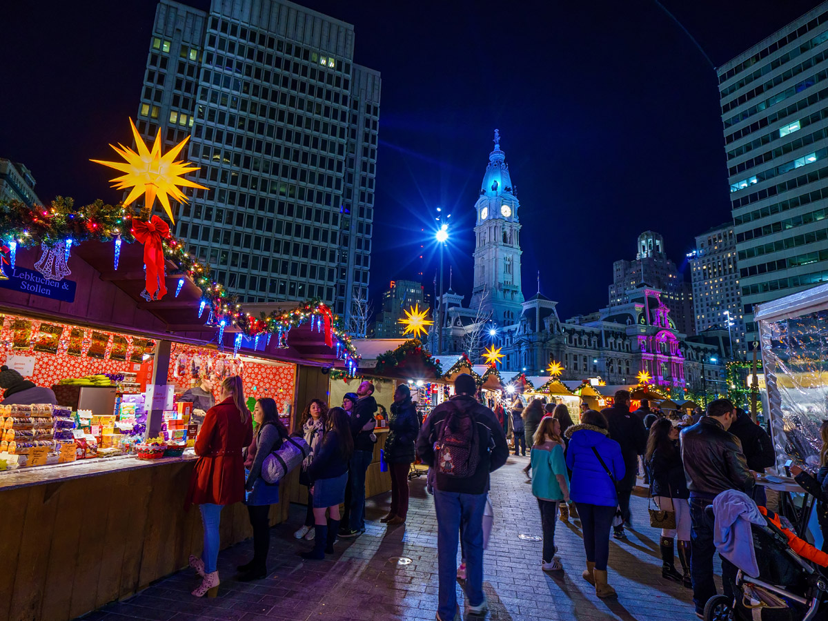 Christmas Village in Philadelphia