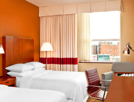 A double room at Four Points by Sheraton Philadelphia City Center