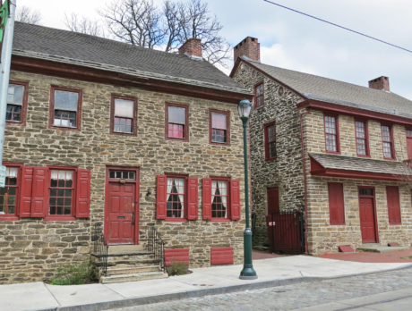 Exterior of Grumblethorpe home in Germantown