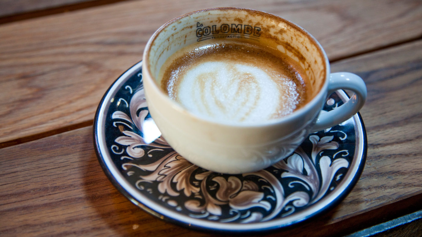 Coffee at La Colombe.