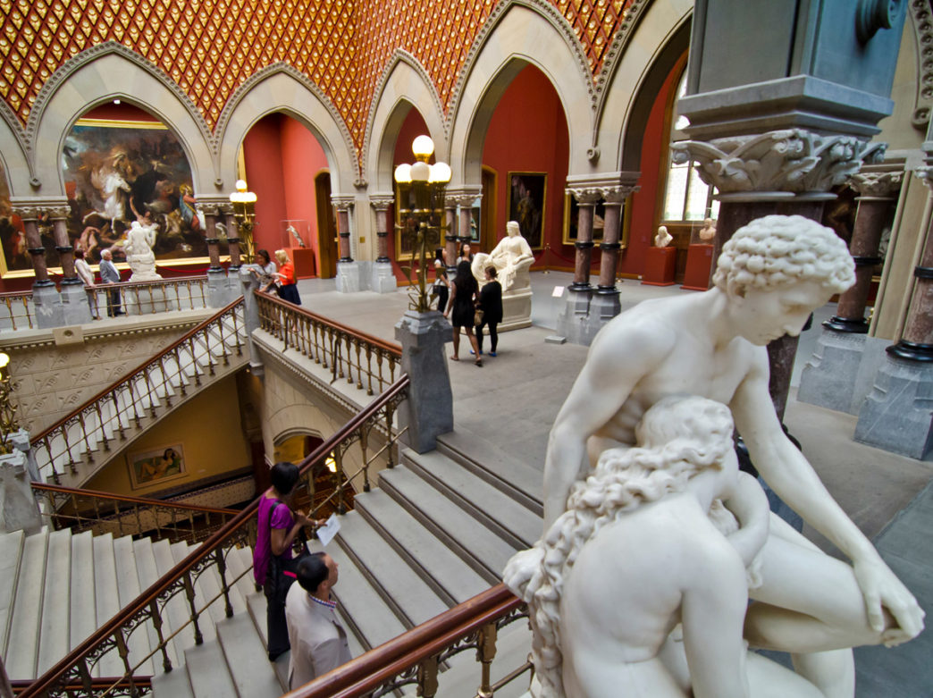 Visitantes da Academia de Belas Artes da Pensilvânia