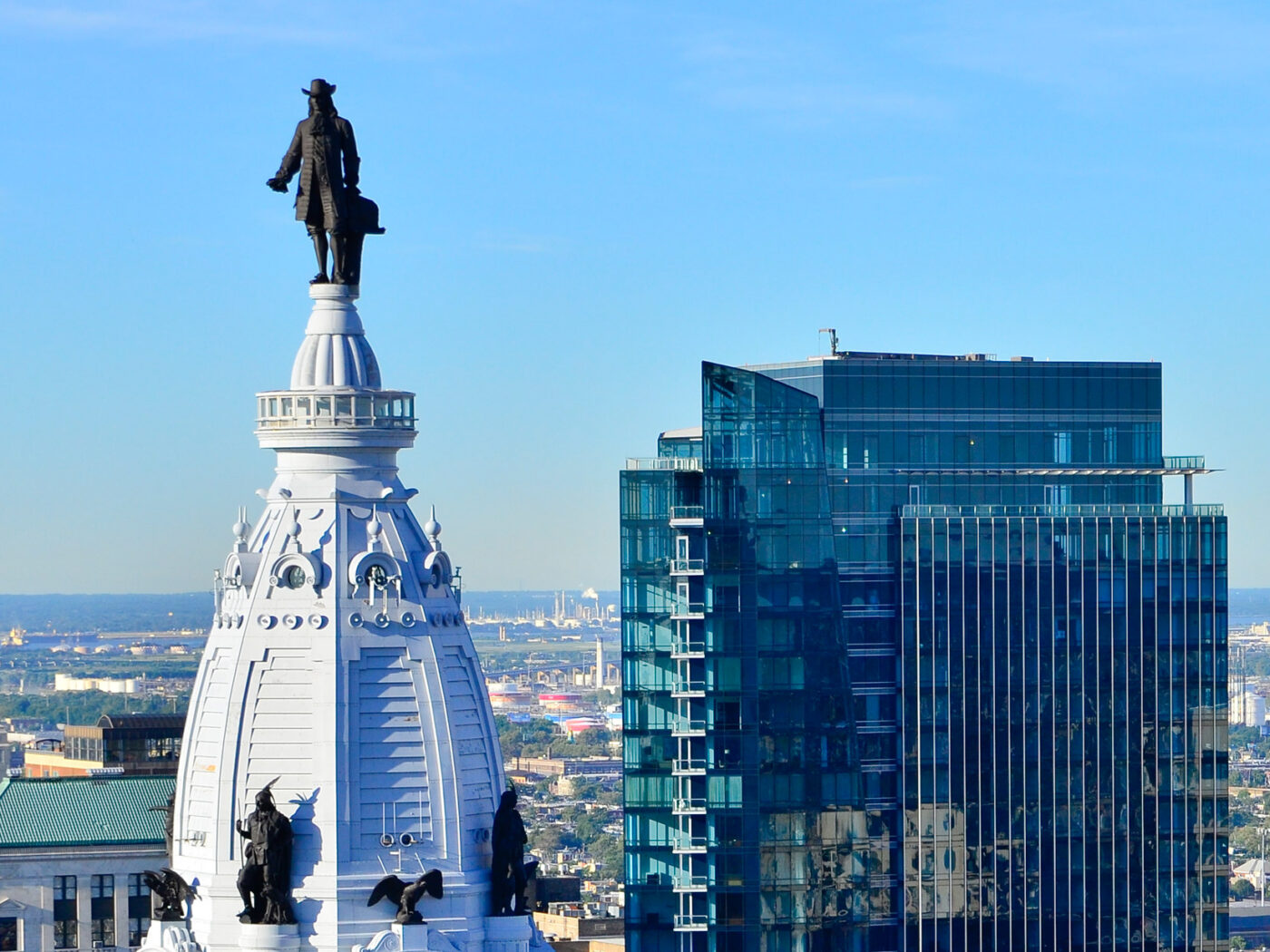 William Penn at City Hall in Philadelphia