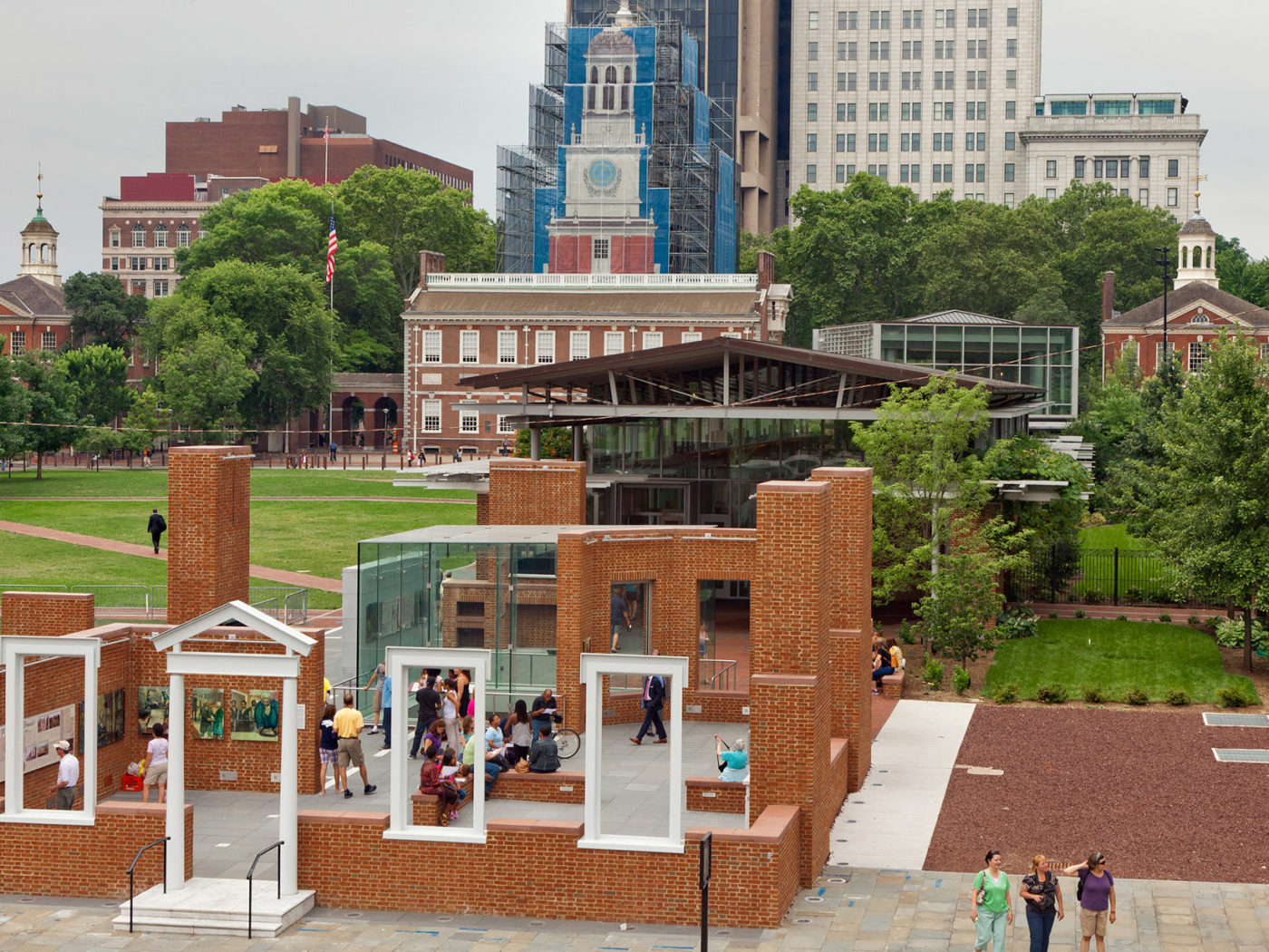 The President's House in the Historic District of Philadelphia