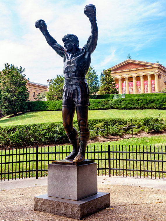 Rocky Statue