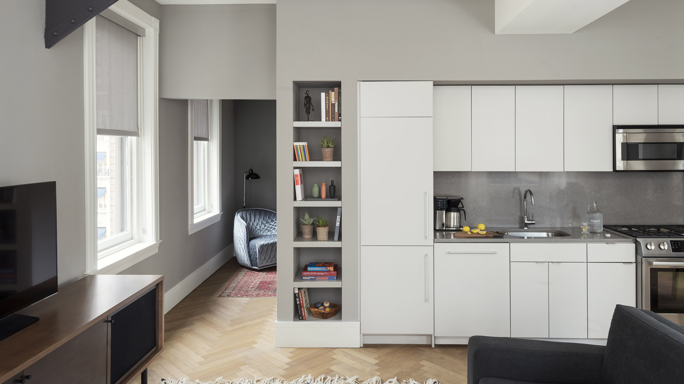 ROOST Apartment Hotel, Philadelphia – Rittenhouse kitchen