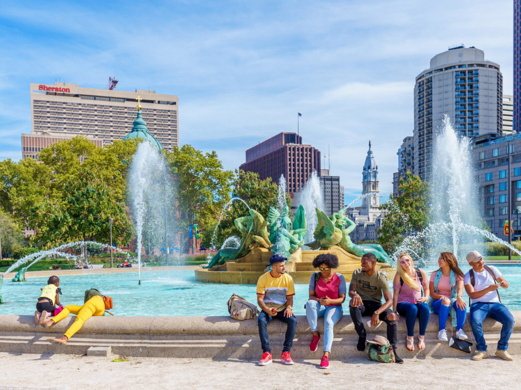 Fontaine commémorative Swann dans le centre-ville