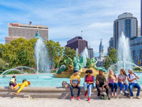 Swann Memorial Fountain in Center City