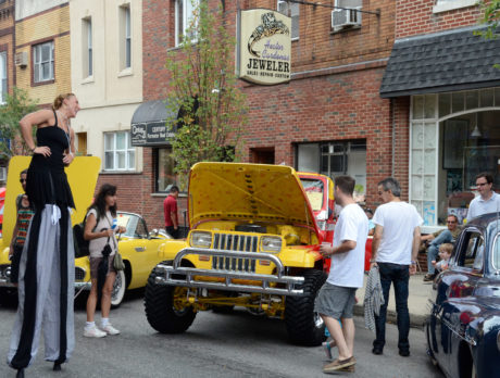The display at the East Passyunk Car Show