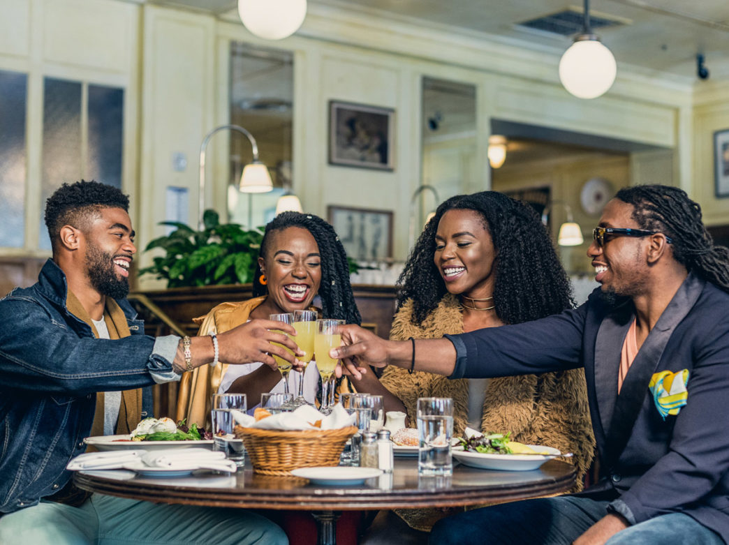 Diners at Parc in Philadelphia