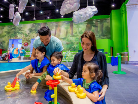 A family playing at Please Touch Museum