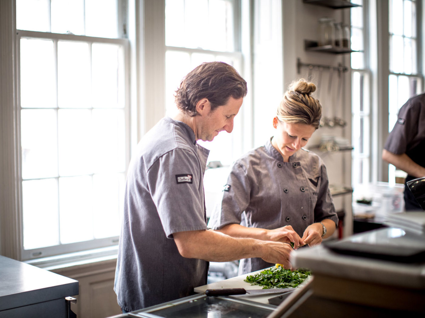 Les chefs Landau et Jacoby au Vedge
