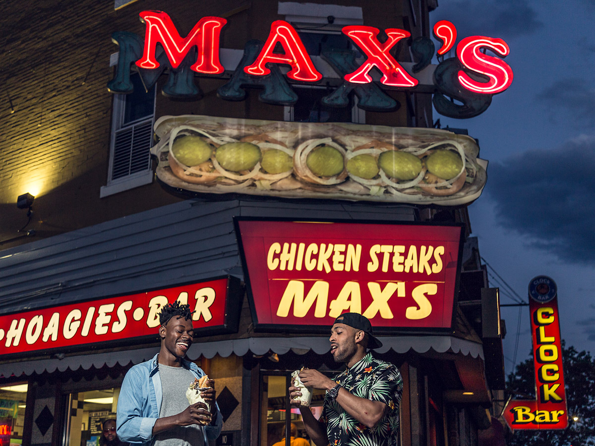 Max's, home of one of the best cheesesteaks in Philadelphia.