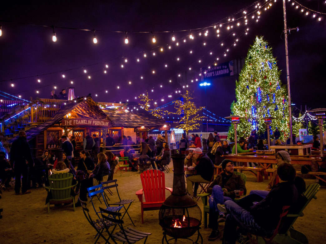Holiday Tree at Blue Cross RiverRink Winterfest