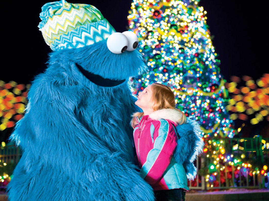 Sesame Place Christmas with Cookie MOnster