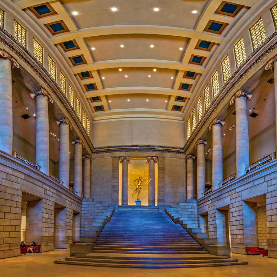 Great Stair Hall in Philadelphia Museum of Art