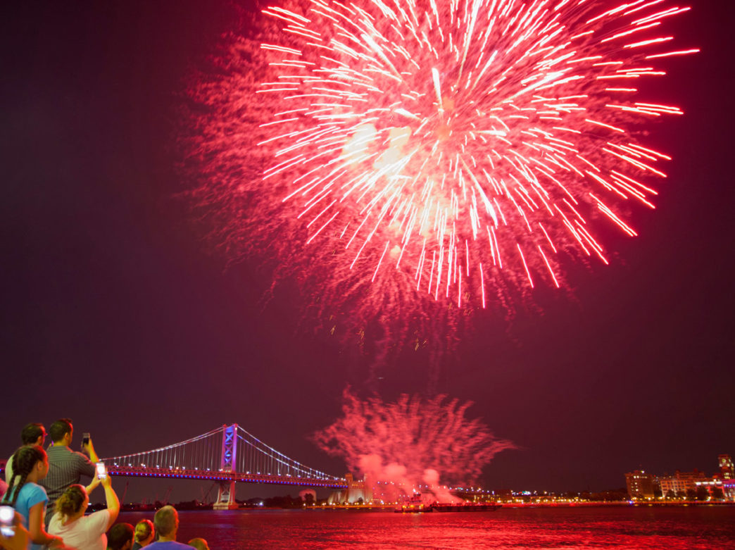 Fireworks at Penn's Landing
