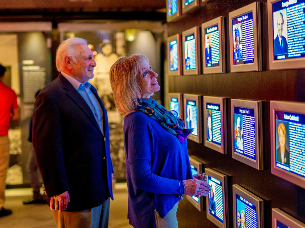 Couple at the National Liberty Museum in Philadelphia