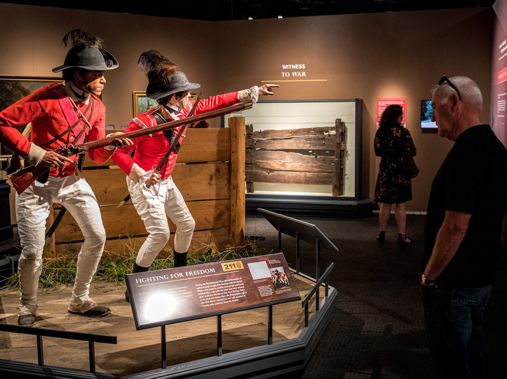 Mannequins at the Museum of the American Revolution