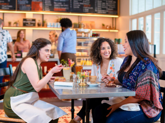 People dining at Suraya in Fishtown