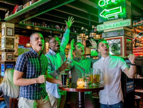 People watching sports at McGillin's Old Ale House in Philadelphia