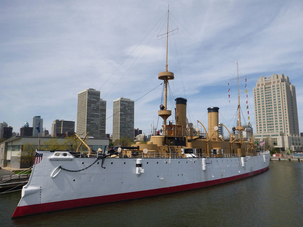 Le navire Cruiser Olympia à Philadelphie
