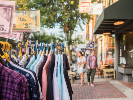 Shoppers on East Passyunk Avenue in Philaelphia