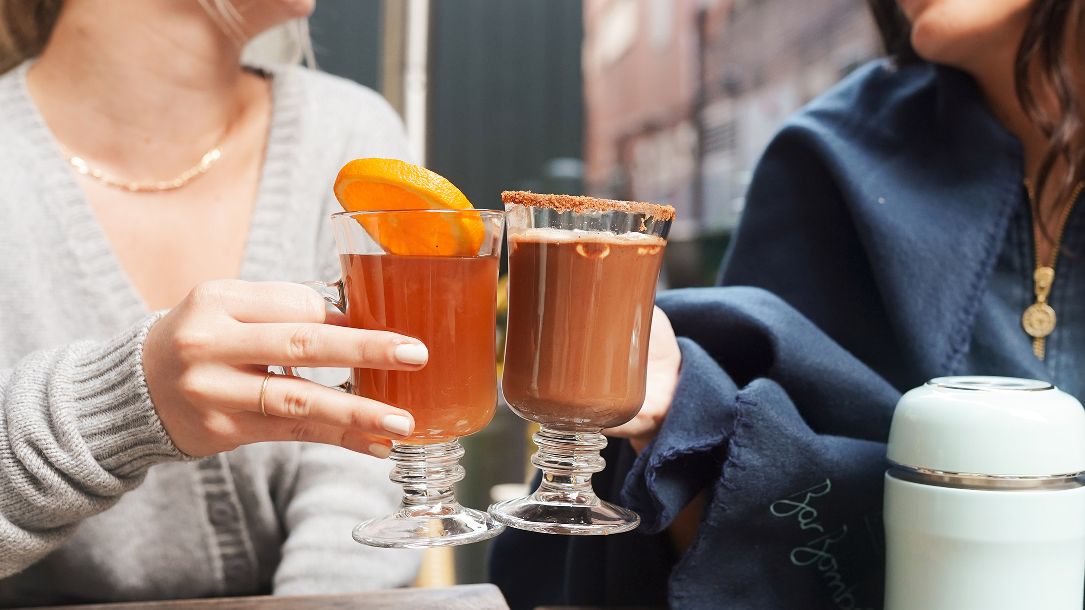 Warm beverages at Charlie was a sinner in Philadelphia