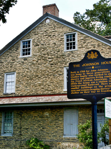 Exterior of The Johnson House in Philadelphia