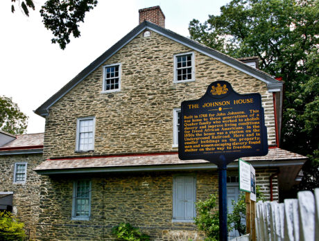 Exterior of The Johnson House in Philadelphia