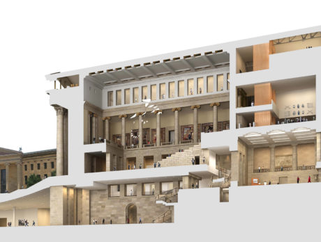 A rendering of the design changes at te Philadelphia of Museum of Art