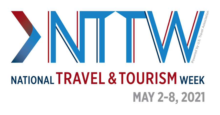 National Travel & Tourism Week May 2-8, 2021 Logo
