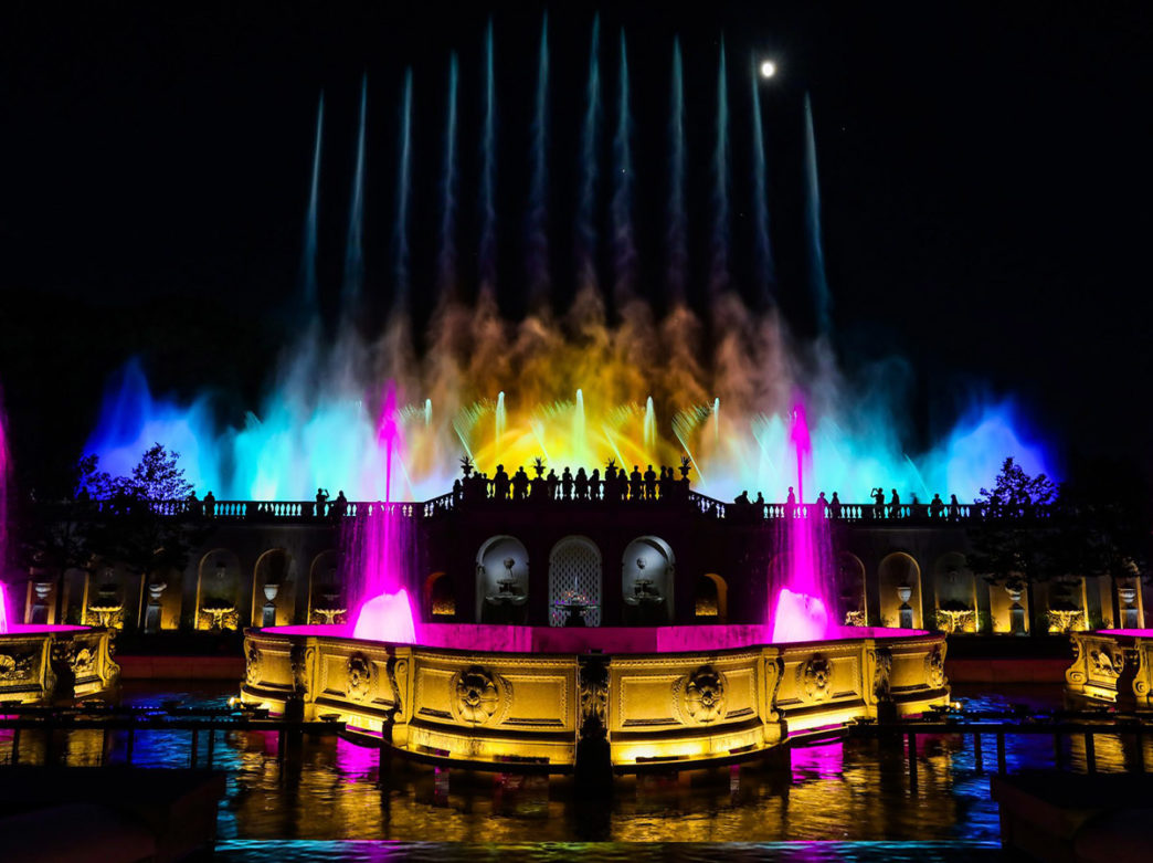 Fountains display at Longwood Gardens in Kennett Square