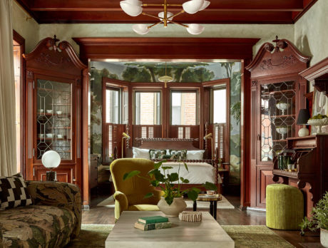 An exquisitely decorated room at the Guild House Hotel in Philadelphia