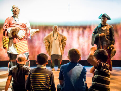 Native American models at the Museum of the American Revolution in Philadelphia