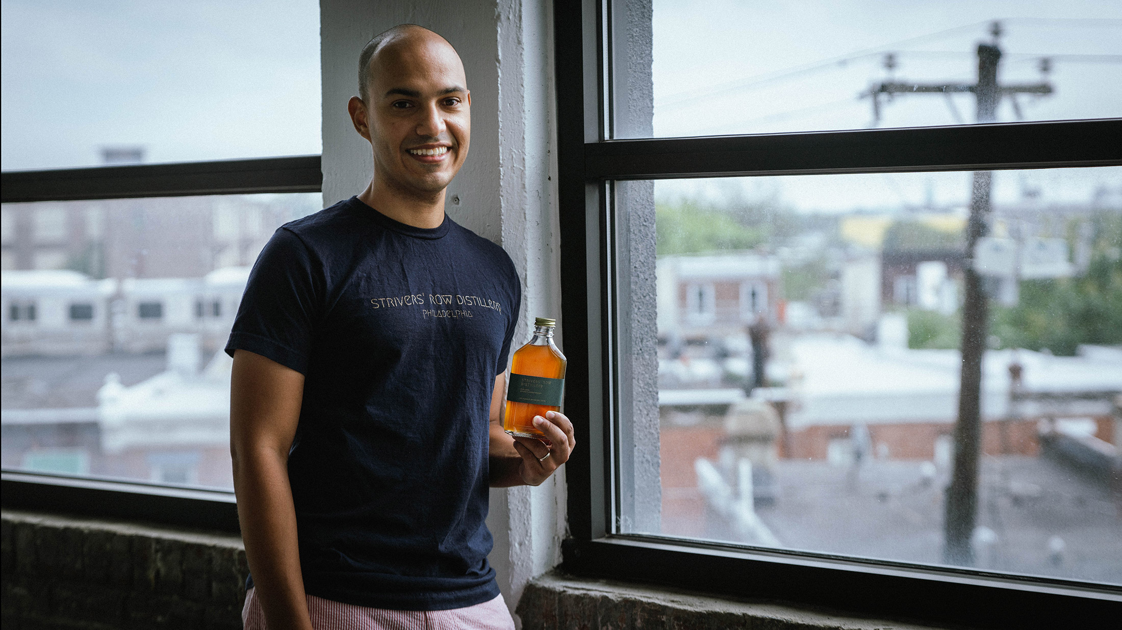 Founder Francisco Garcia of Strivers’ Row Whiskey