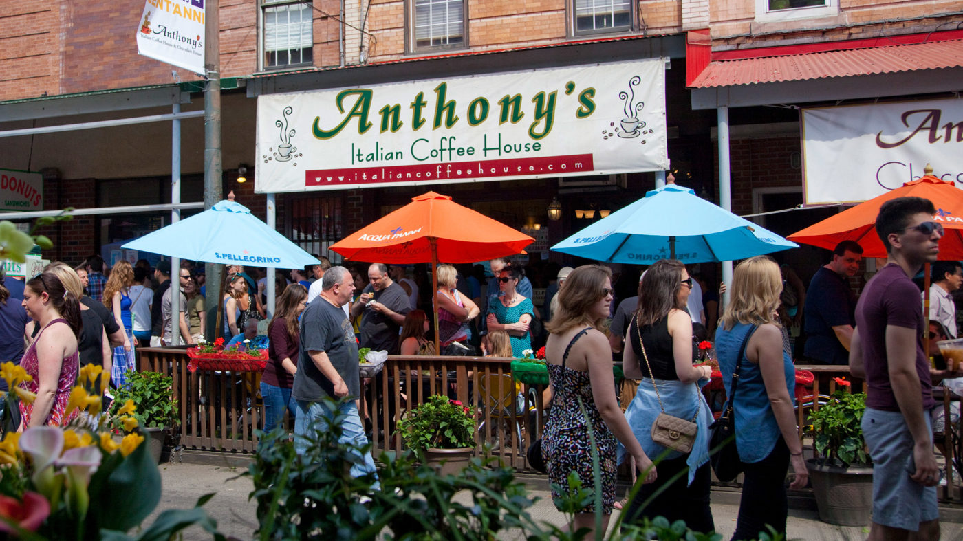 Italian Market group featuring Anthony's Italian Coffee House