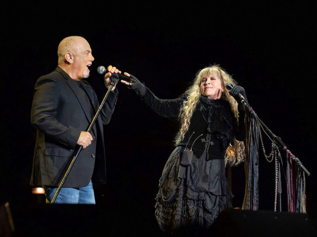 Billy Joel and Stevie Nicks performing together