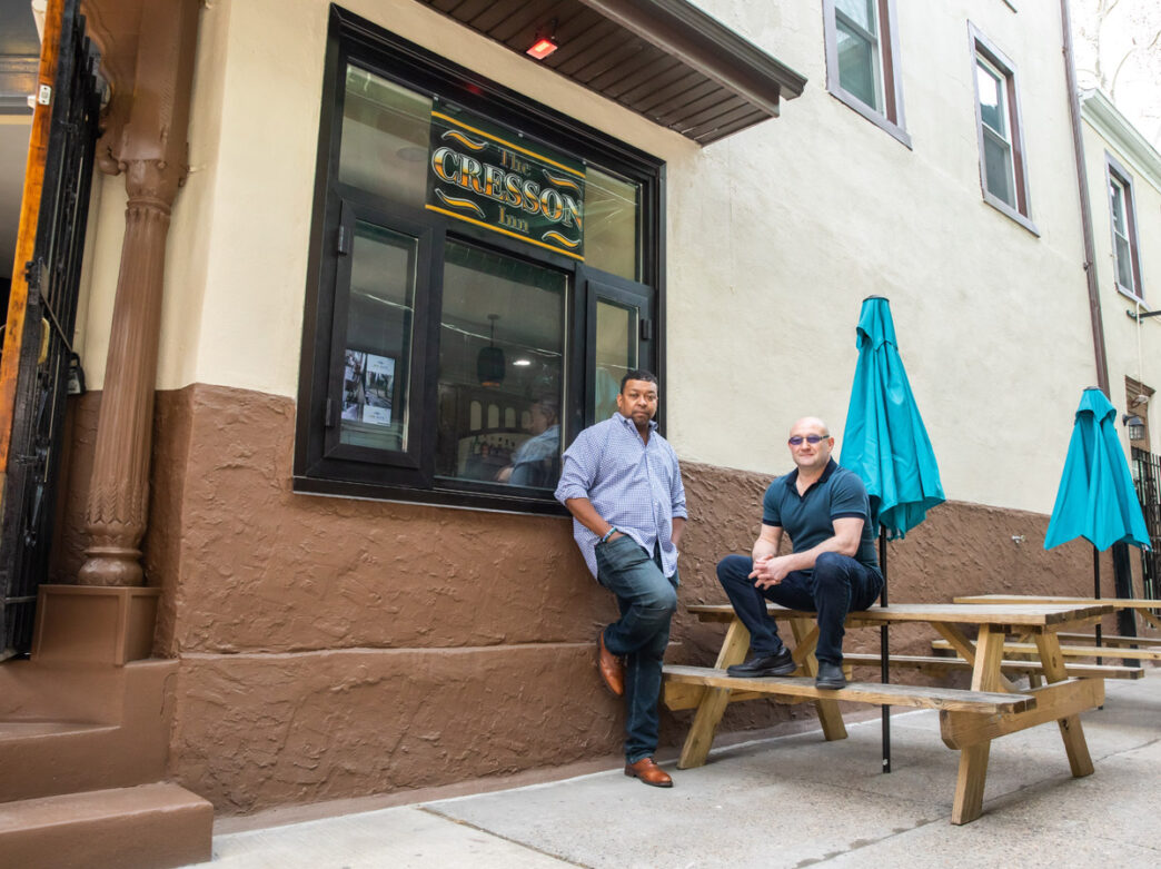 Owners outside The Cresson Inn