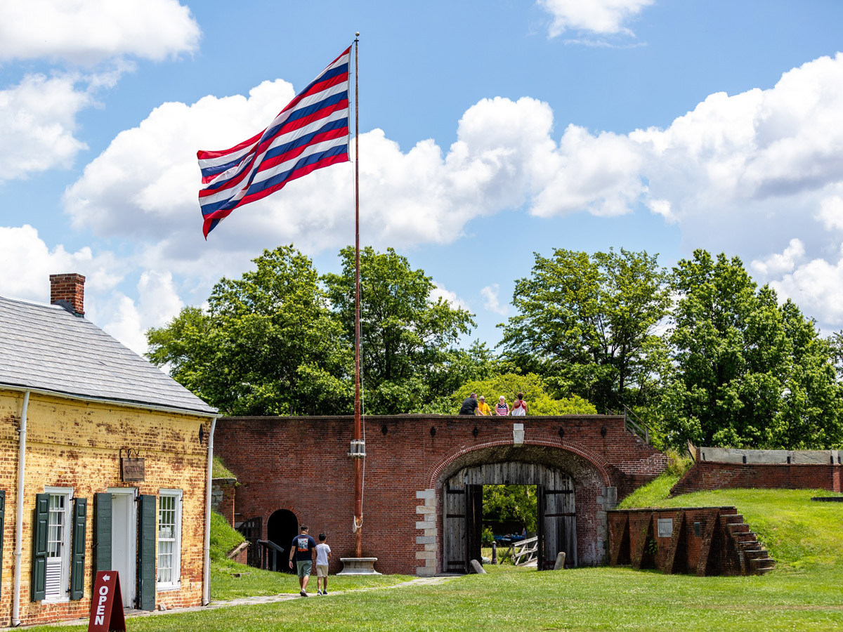 Regarder à l'extérieur du fort Mifflin