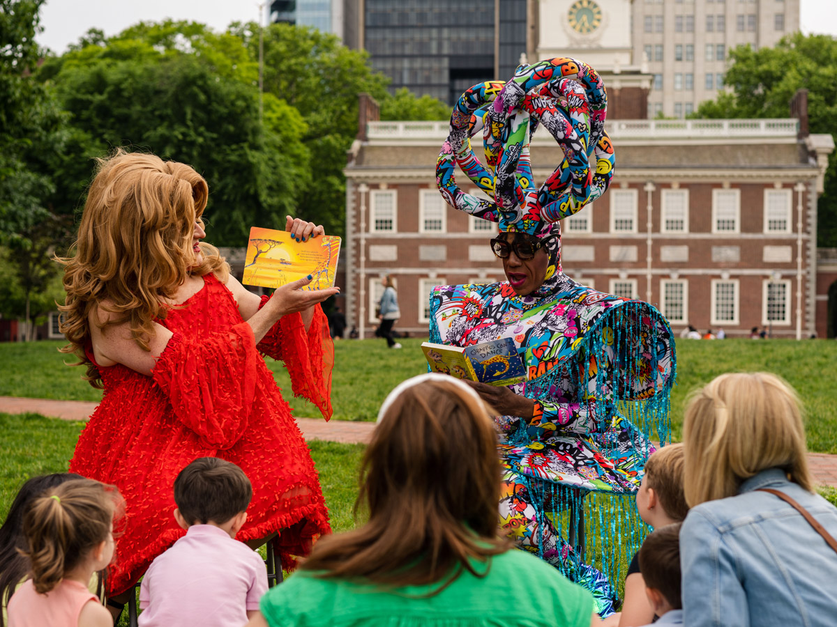 Watch Drag Queen Storytime in Philly Visit Philadelphia