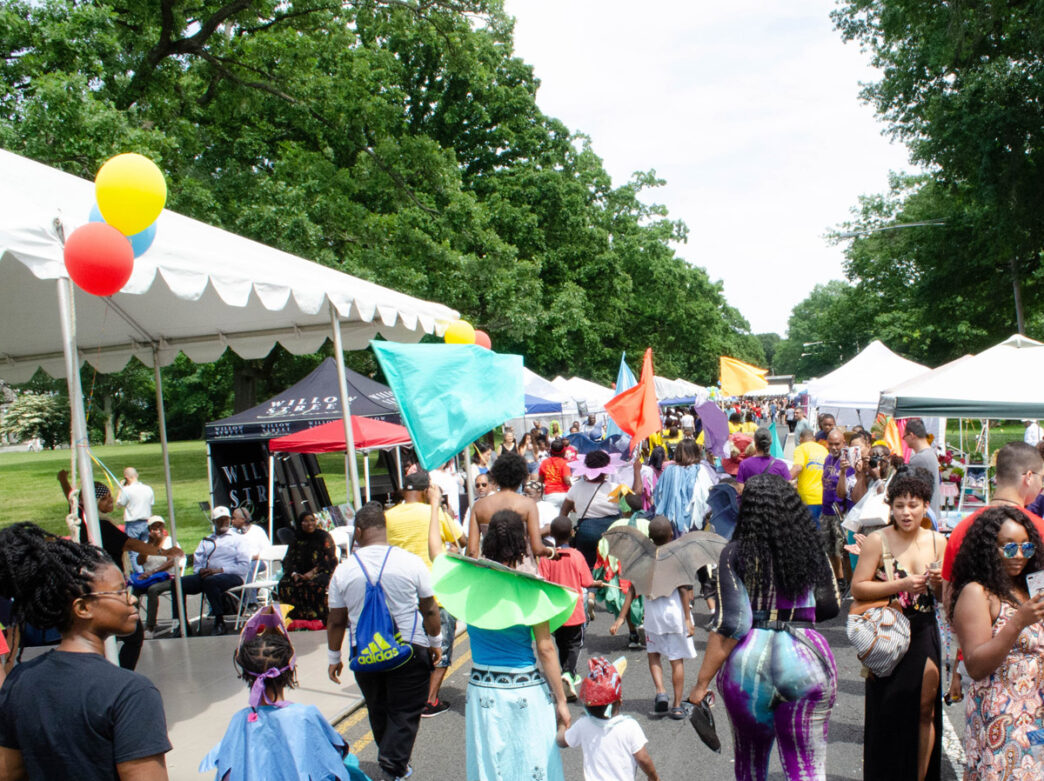 People at the West Park Arts Fest
